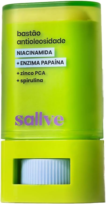 Bastão Antioleosidade Sallve, Com Niacinamida, 15g