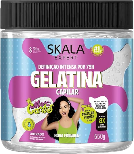 Skala Expert Gelatina Capilar #Mais Cachos 550g