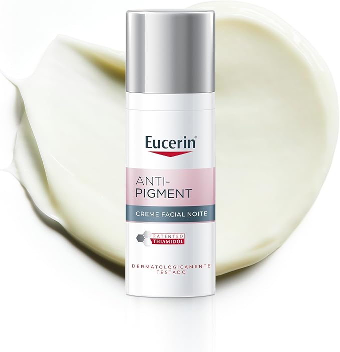 EUCERIN Creme Facial Antimanchas Noite 50ml, Anti-Pigment, Clareador, Thiamidol, Noturno