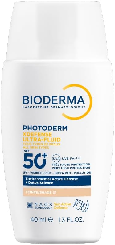 BIODERMA Protetor Solar Facial Ultrafluido Photoderm XDefense FPS 60 Muito Claro Cor 1 40ml