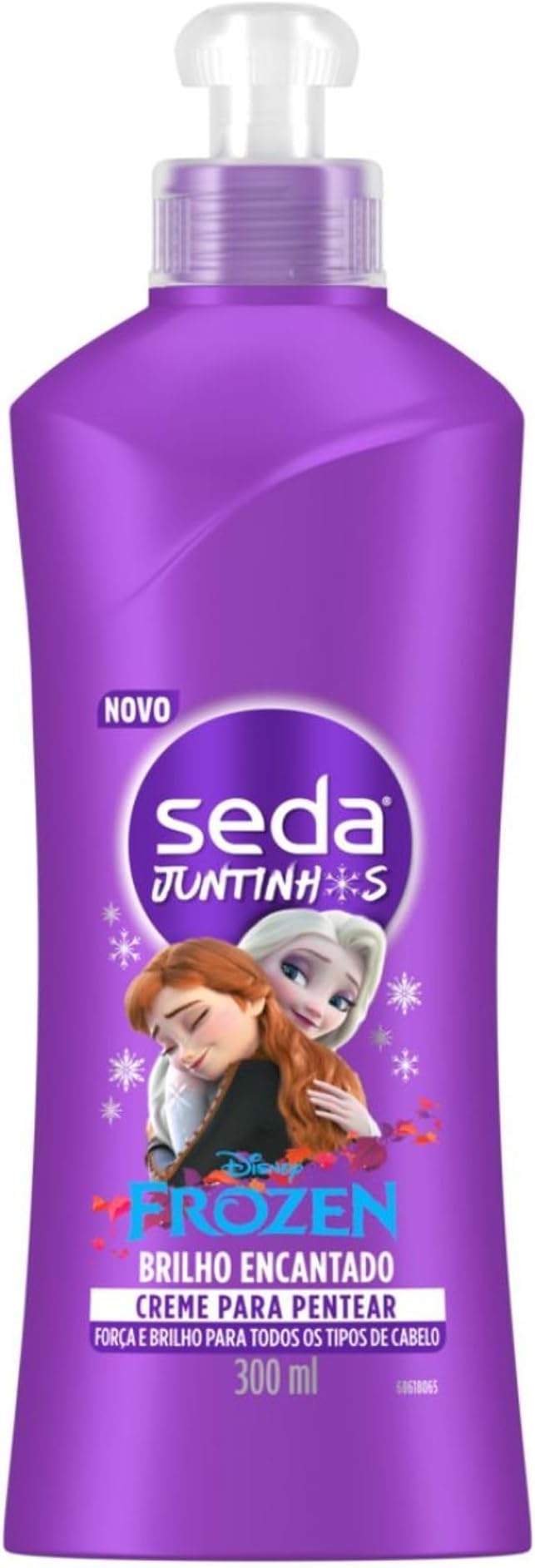 Seda Creme Para Pentear Infantil Frozen Juntinhos Brilho Encantado Frasco 300Ml