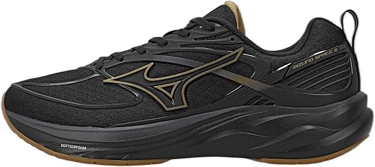 Tênis Mizuno Space 6, Preto/Preto, Tamanho 41
