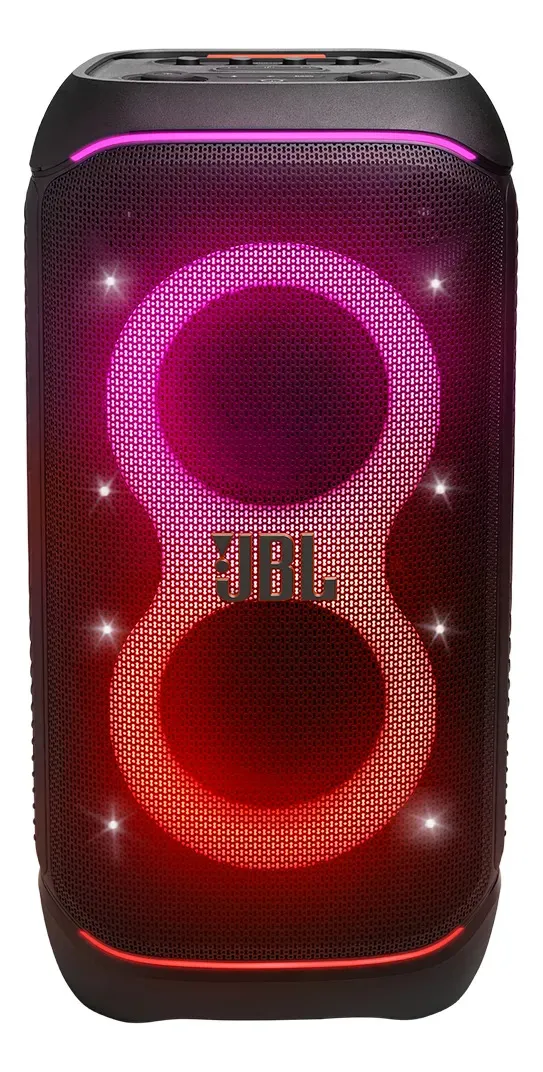 Caixa de Som JBL PartyBox Stage 320 Bluetooth Portátil Com Show de Luzes e Resistente a Respingos – 240W RMS Preta