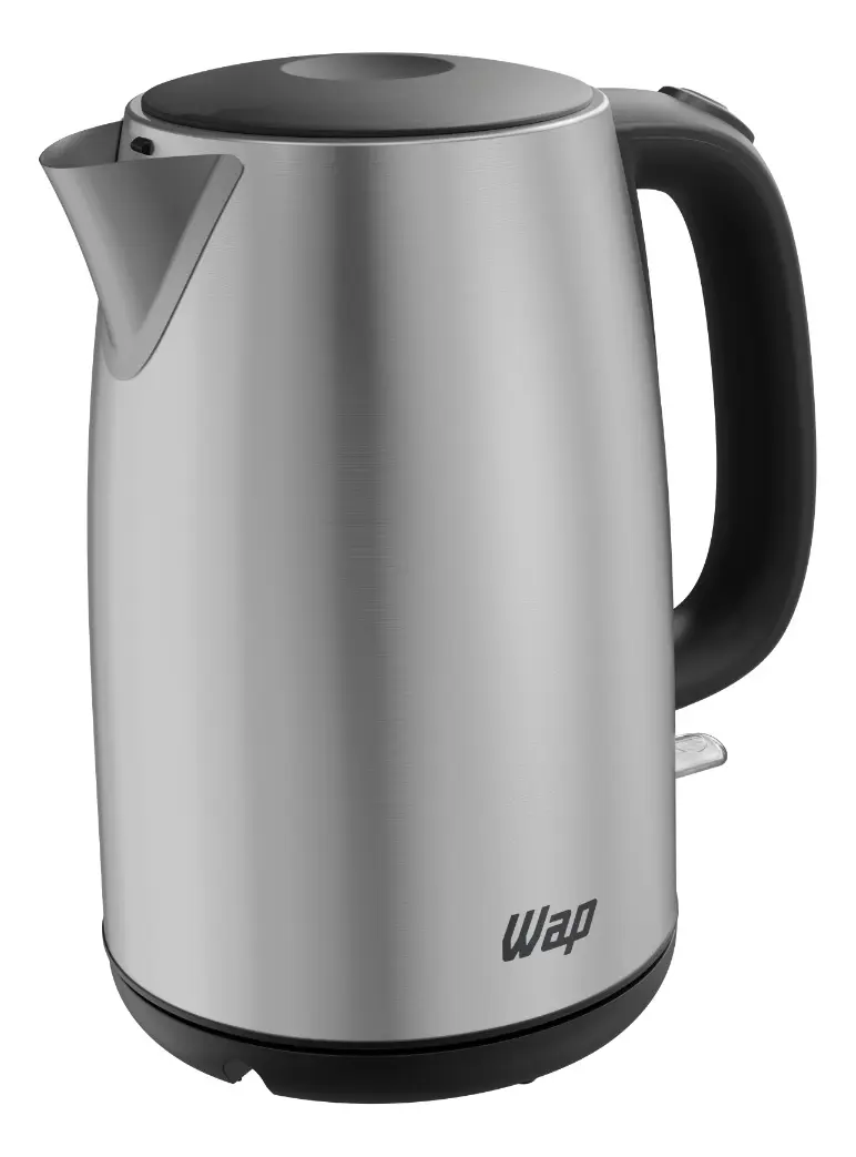 Chaleira Elétrica WAP WCE1 Inox 1850W 1,7L com Indicador de Nível de Água