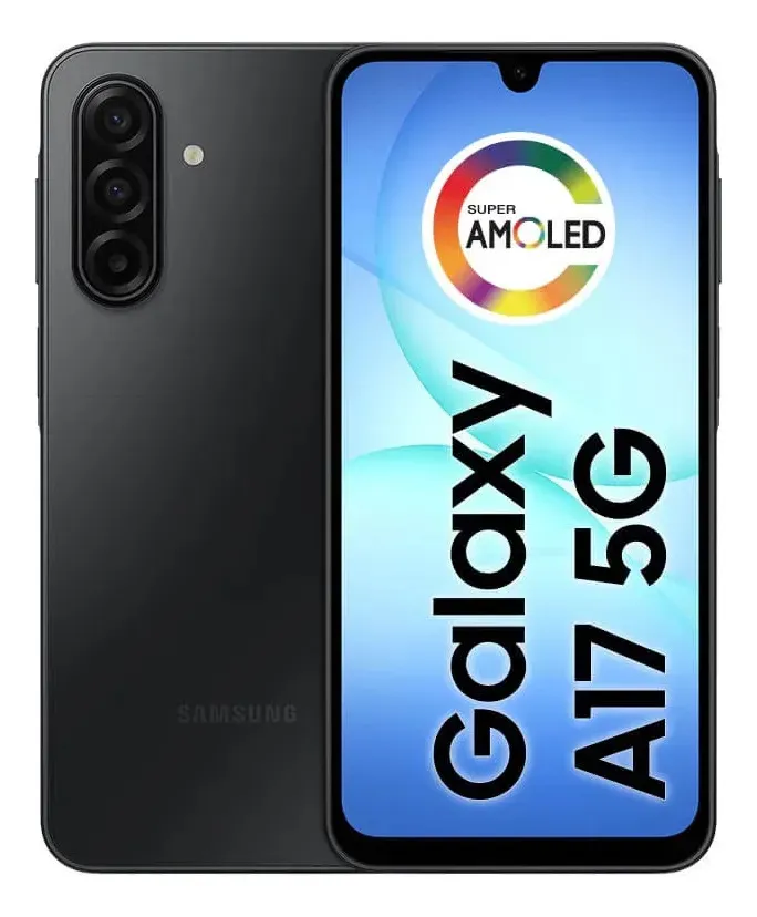 Celular Samsung Galaxy A17 5G Com IA, 128gb, 4gb Ram, Câm De 50mp, Tela De 6.7", Nfc, Ip54 - Preto