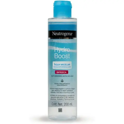 Água Micelar Bifásica Neutrogena Hydro Boost, 200ml