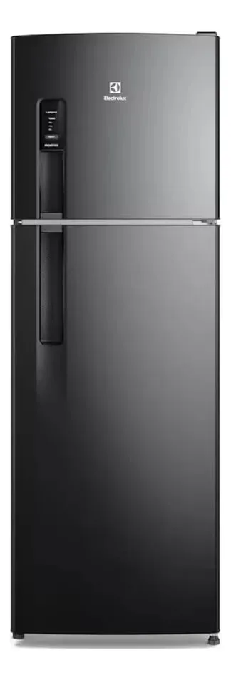 Geladeira Electrolux Frost Free 380L AutoSense Inverter Black Inox Look (IF41B) 127v