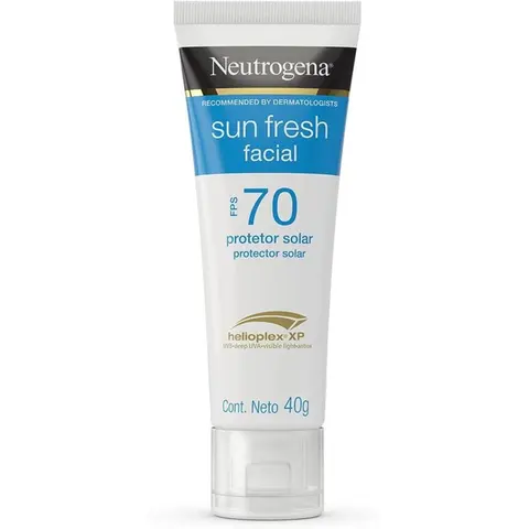 Protetor Solar Facial Neutrogena Sun Fresh, FPS 70, 40g