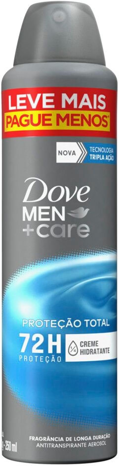 Dove Men+Care Antitranspirante Aerosol Proteção Total 250 ml