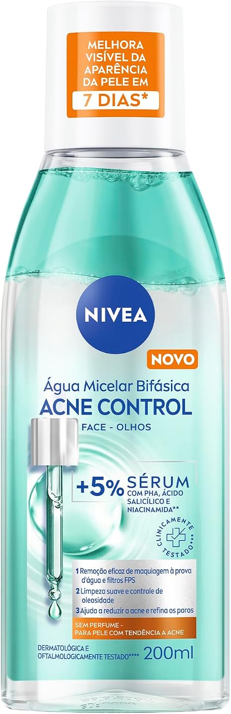 NIVEA Água Micelar Bifásica Acne Control 200ml