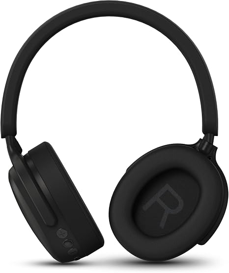 PHILIPS, Headphone Bluetooth, TAH2500BK/97, Com Cancelamento de Ruído Ativo ANC, Até 50 horas de bateria, Preto