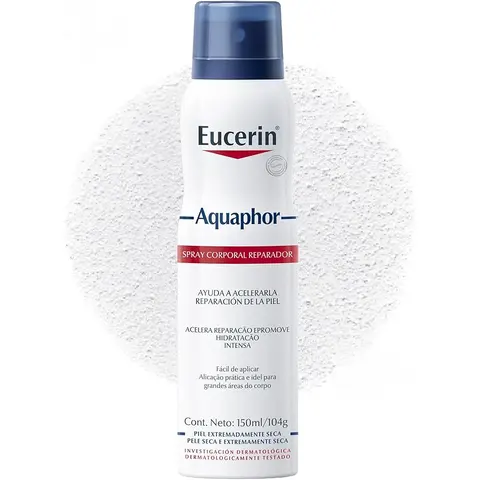 EUCERIN Spray Corporal Reparador Aquaphor 150ml, Hidratação Intensiva 360°, Hidratante Corporal