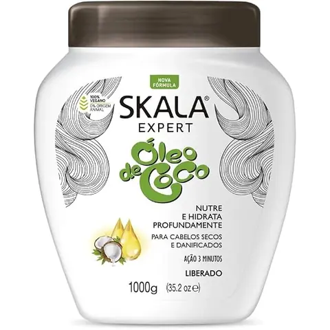 Creme Capilar Skala, Com Óleo de Coco, 1kg