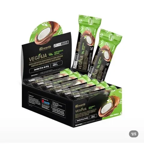 Barra de Proteína Vegana - Display C/ 12 Un
