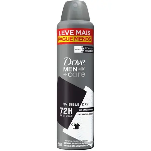 Dove Antitranspirante Aerosol Men+Care Invisible Dry 250 ml