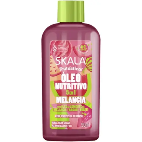 Óleo Capilar Skala Melancia 90ml 5 em 1 com Argan e Buriti