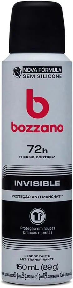 Desodorante Bozzano Aerossol Antitranspirante Masculino Invisible 150ml