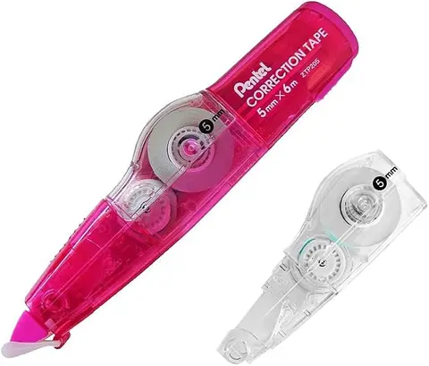 Pentel Fita Corretiva 6m Rosa + Refil ZTP205PWST2
