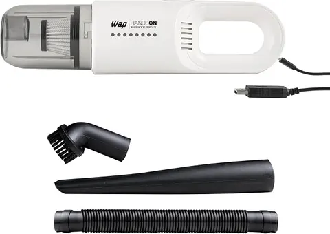 WAP Aspirador de Pó de Mão HANDSON à Bateria, Portátil, 110ml, com Filtro Lavável, 50W 7,4VDC