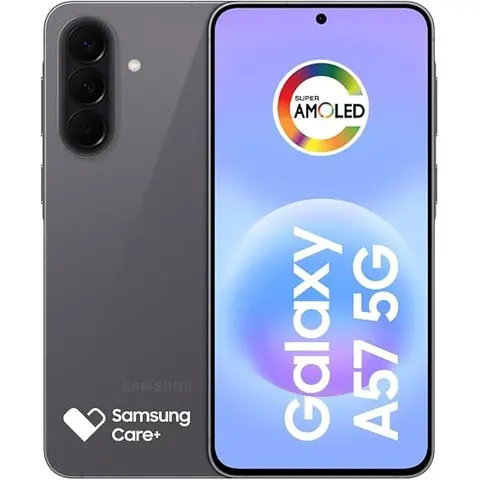Celular Samsung Galaxy A57 5g 256GB, 8GB RAM, Câmera Tripla de até 50MP Ois, Selfie de 12MP Video Hdr, Ip68, Tela Super AMOLED 6.7", NFC, Recursos AI, Até 6 Atualizações de Android e Segurança (Cinza)