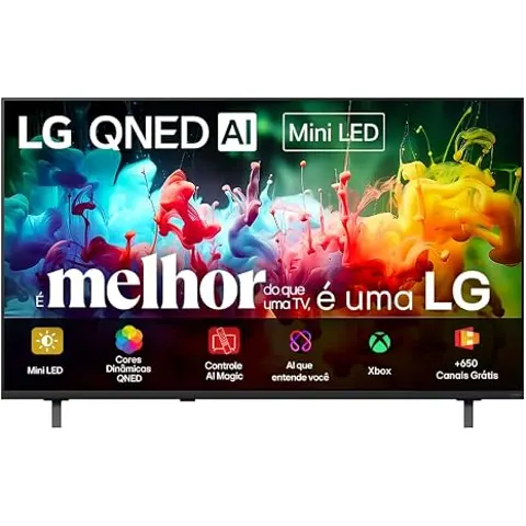 Smart TV LG QNED Mini LED AI 4K QNED70 75 polegadas 2026