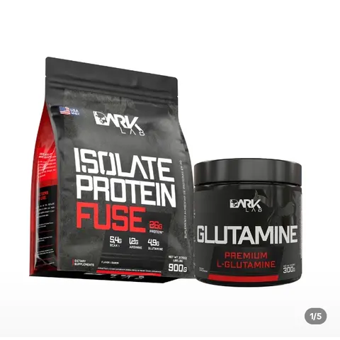Kit Isolate 900g + Glutamina 300g - Dark Lab