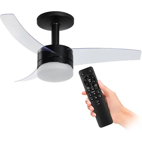 Ventilador de Teto Arno Ultimate Bivolt Preto VX14, 150W, Controle Remoto, 6 Velocidades, 4 Funções e Iluminação para 2 Lâmpadas
